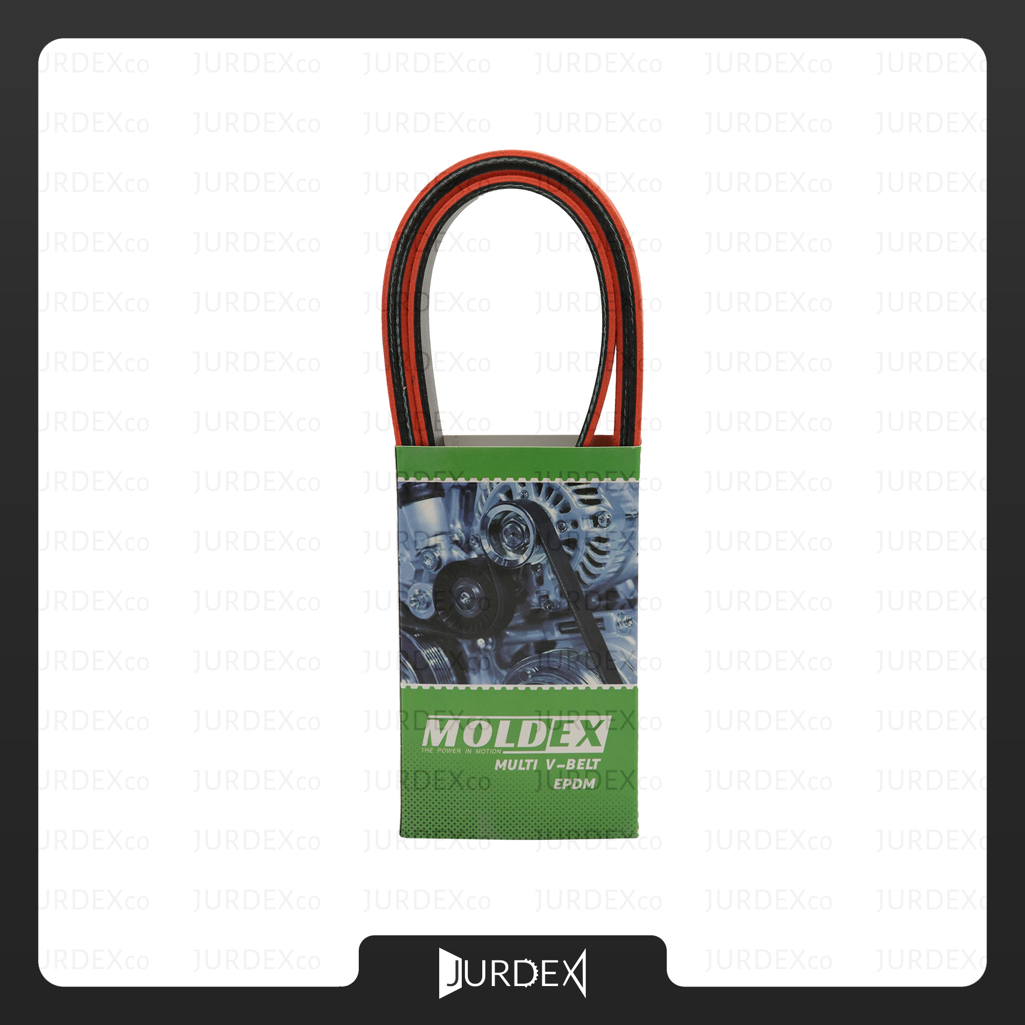 تسمه دینام 206 - 1565 ( مولد - EPDM ) برند مولدکس - MOLDEX