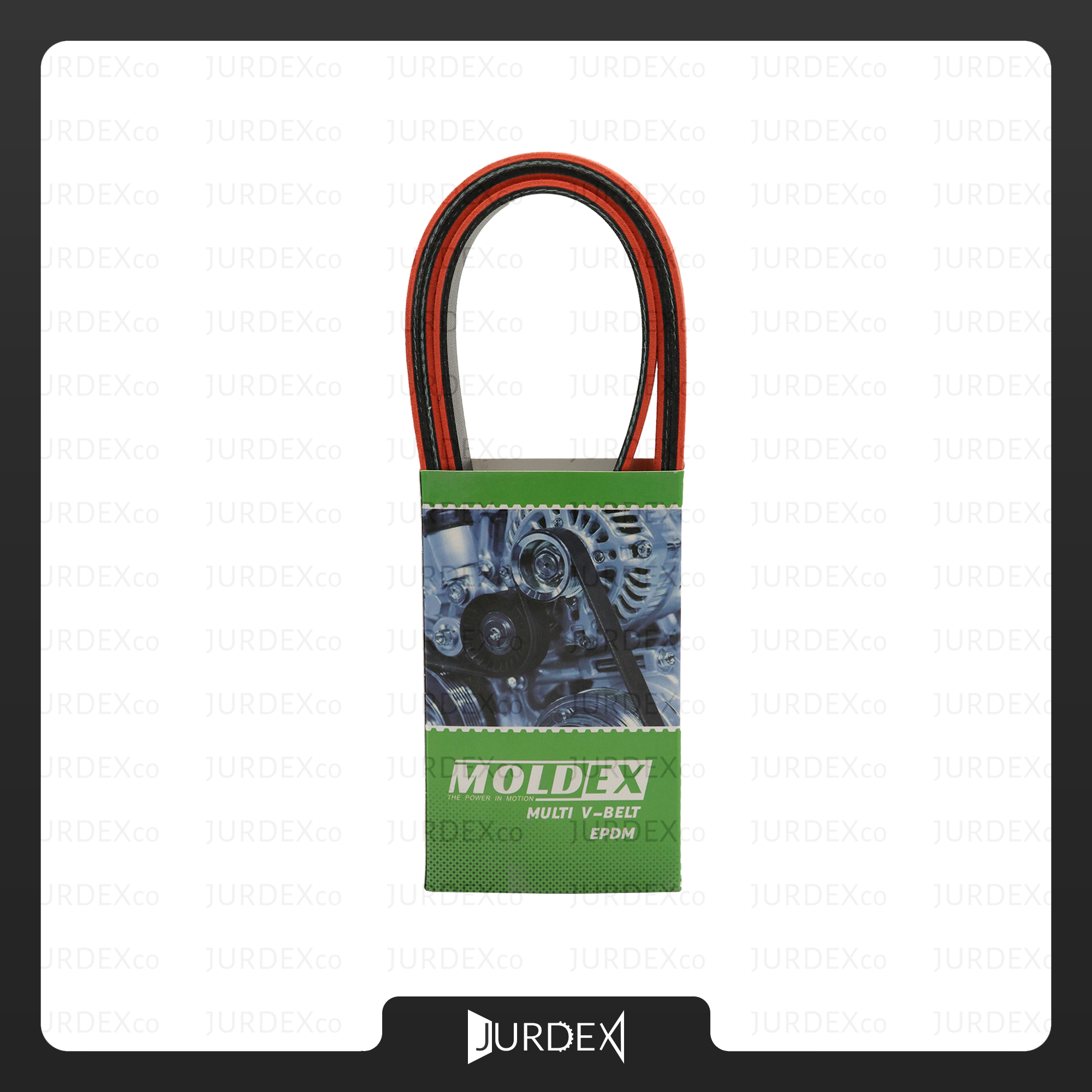 تسمه دینام 206 - 1575 ( مولد - EPDM ) برند مولدکس - MOLDEX