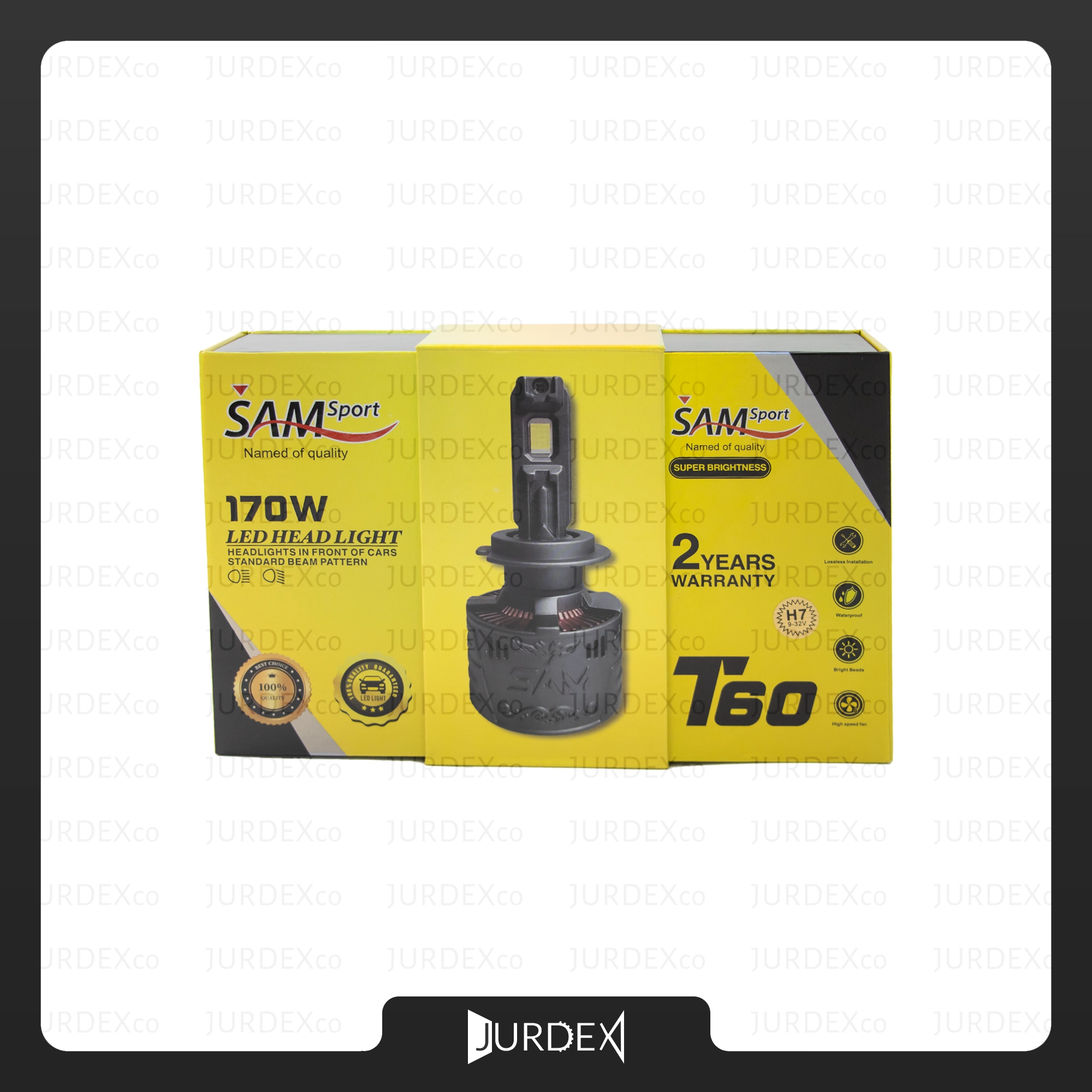 هدلایت سام مدل T60 ( 170 وات ) – SAM SPORT