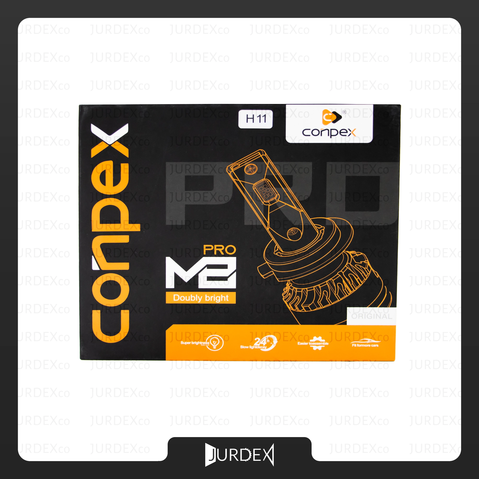 هدلایت کامپکس  مدل M8 پرو ( 56 وات ) – CONPEX