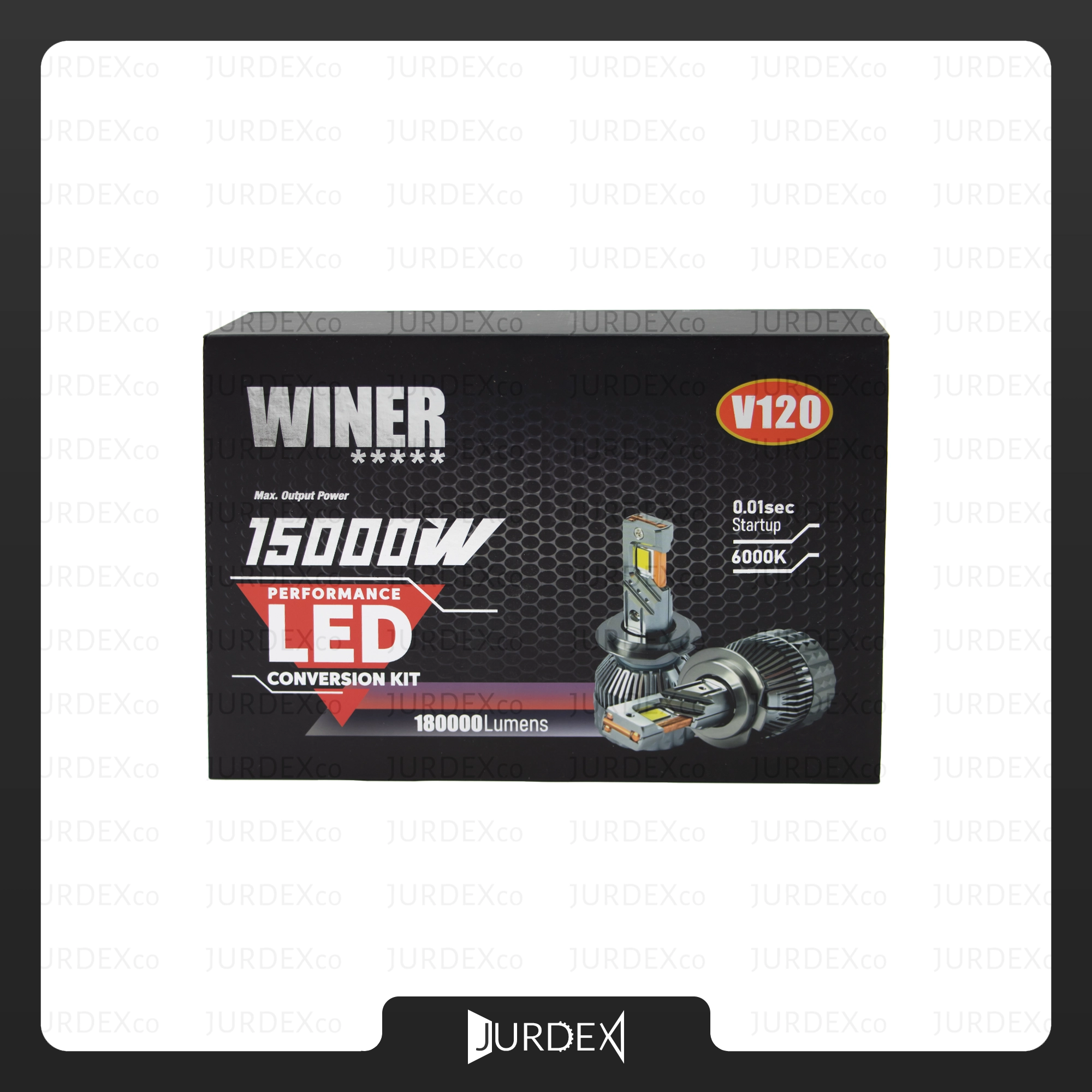 هدلایت وینر مدل V120 ( 120 وات با شدت نور 180000 لومن ) – WINER
