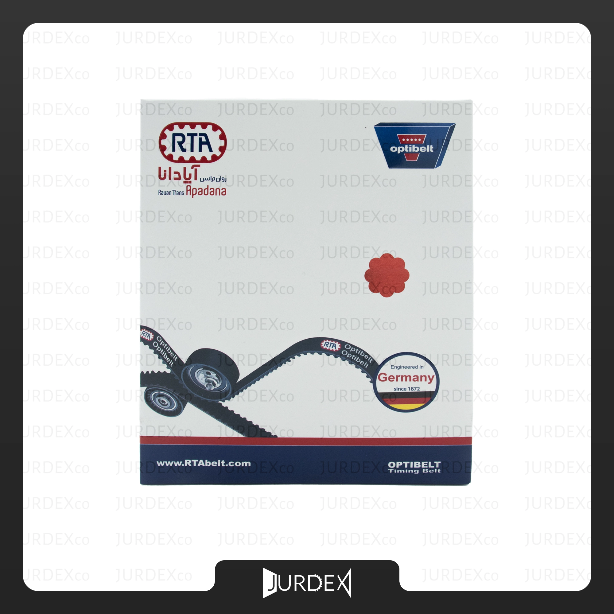 تسمه تایم 206 تیپ 2 ( 104 دندانه ) برند اپتیبلت – OPTIBELT