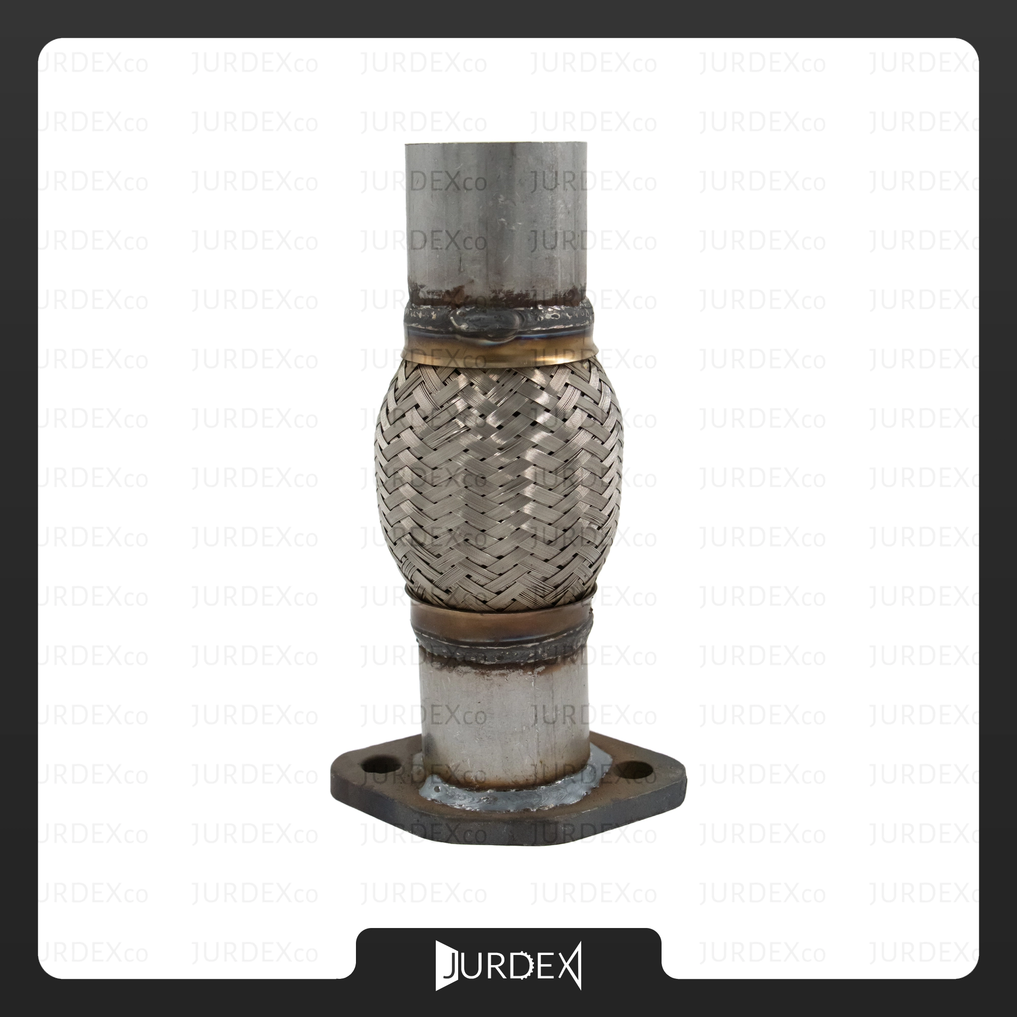 فلکسیبل اگزوز تیبا ( حصیری – سایز 55 ) با فلنچ وارداتی